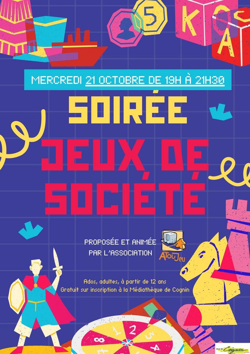 Soirée jeux de société