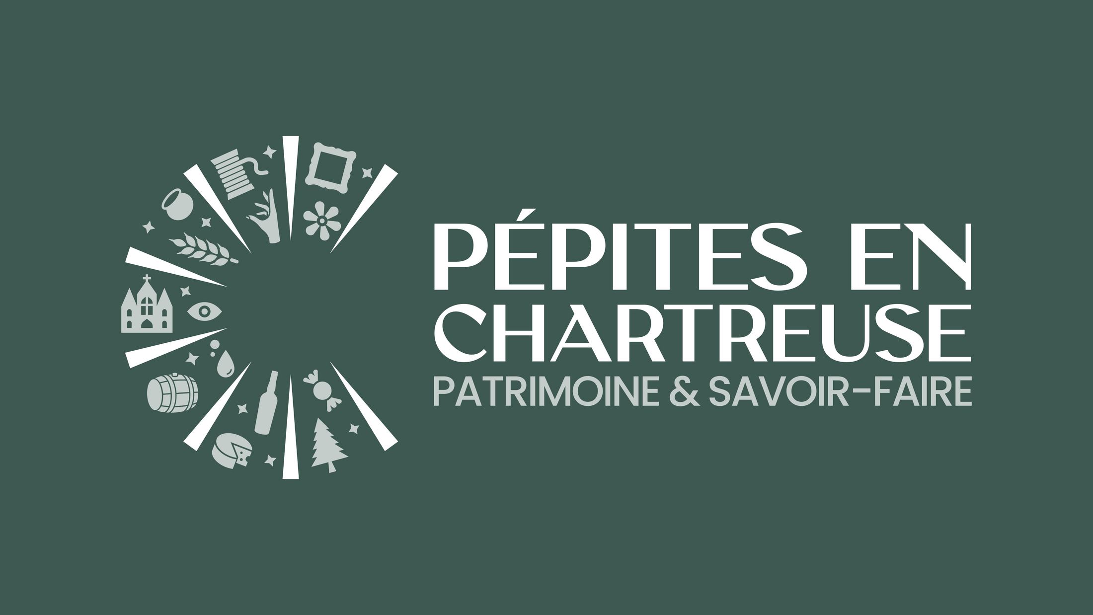 Le logo des artisans et établissements culturels du réseau pépites en chatreuse