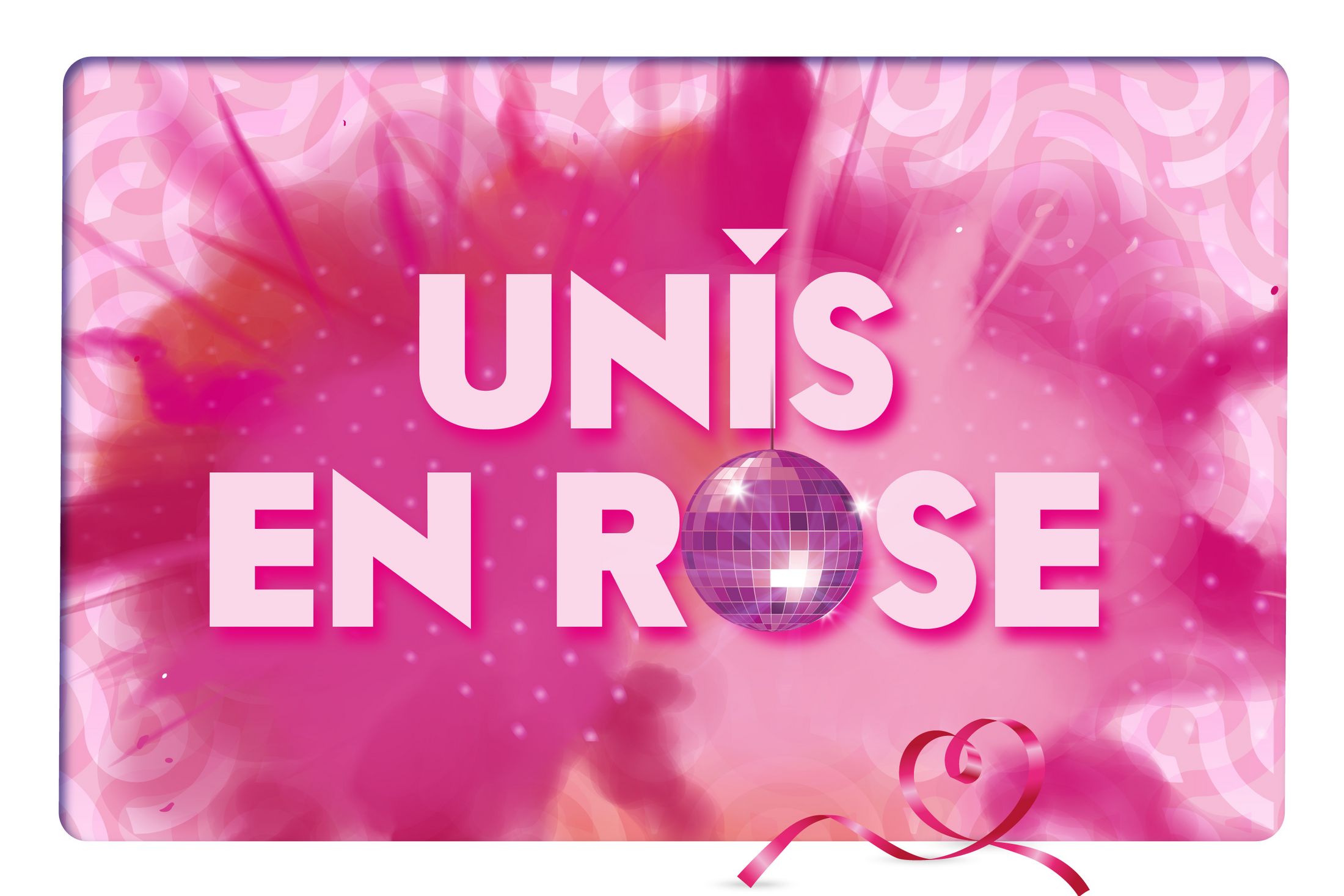 Visuel créé par Grand Chambéry pour la soirée rose années 2000 à la patinoire de Buisson Rond