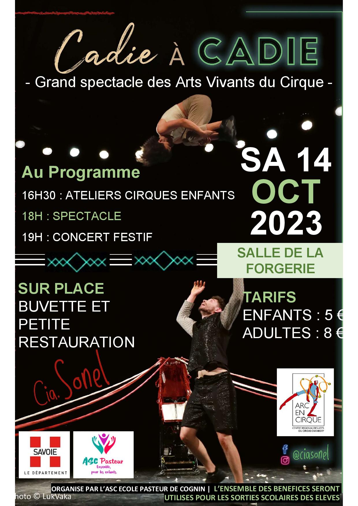 une affiche pour un spectacle
