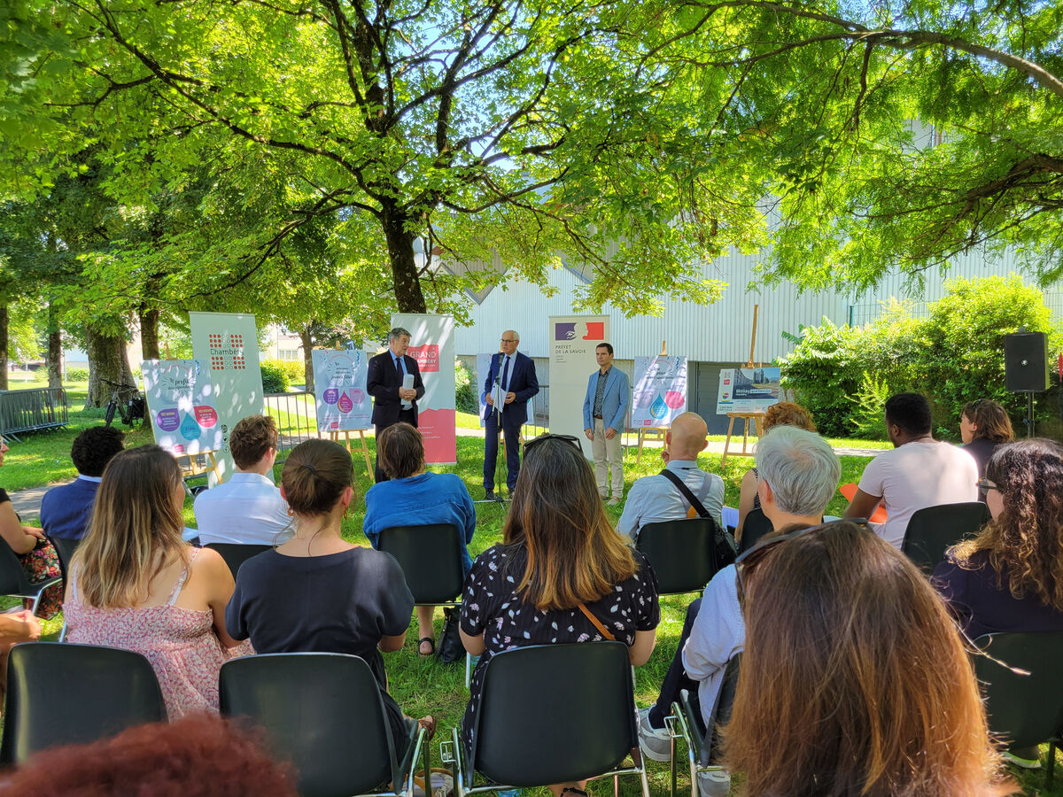 Signature du Contrat de ville "Engagements Quartiers 2030", le mardi 9 juillet 2024 dans les quartiers du Biollay et des Hauts de Chambéry